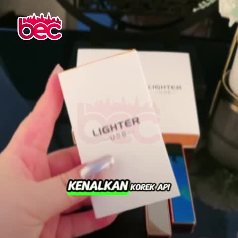 [BEC] Korek Api Unik Elektrik USB Kecil Sliding | Korek Portable | Korek USB Elektrik Charge