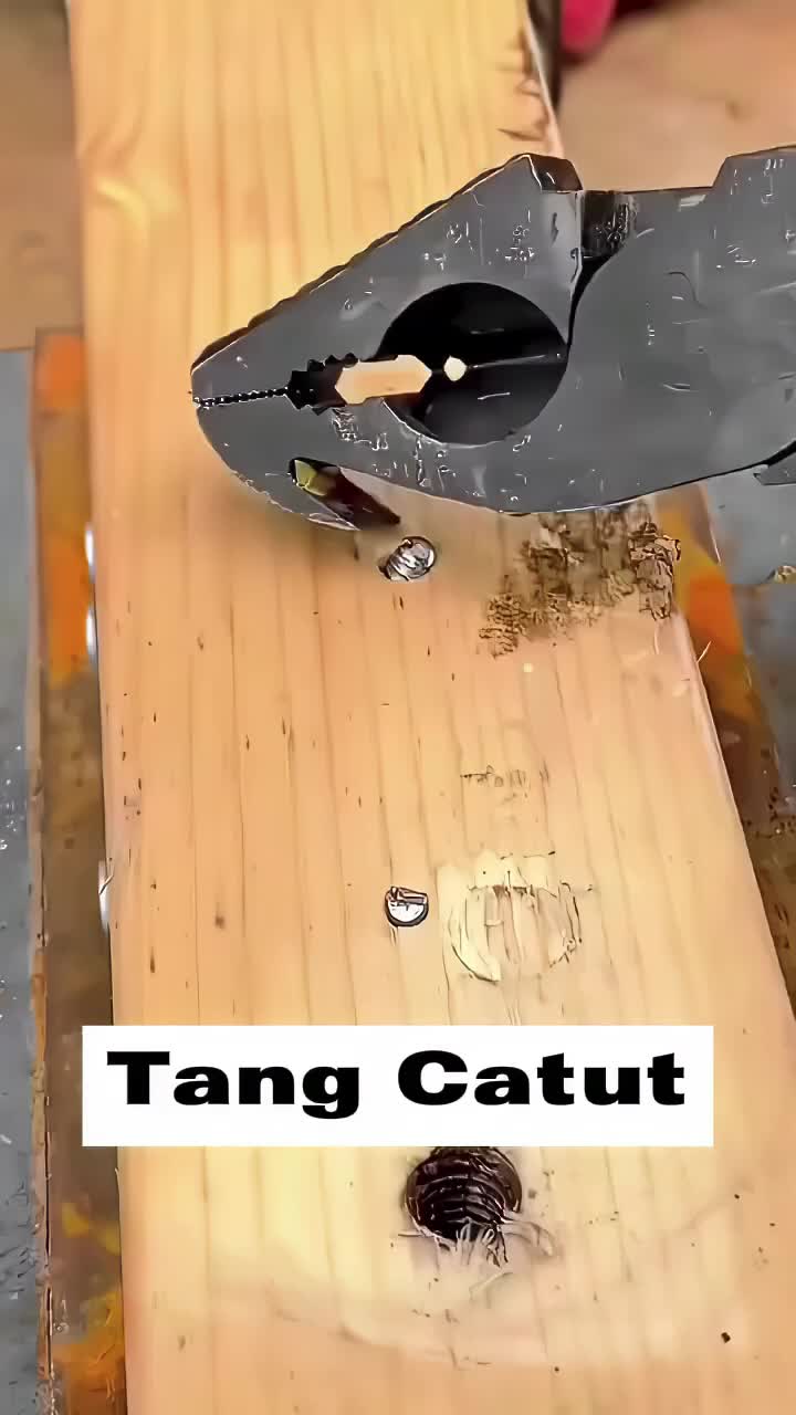 ALLEFIX Tang Catut 8 Inci Pembuka Kawat Chrome Vanadium dengan Handle Karet - 6698