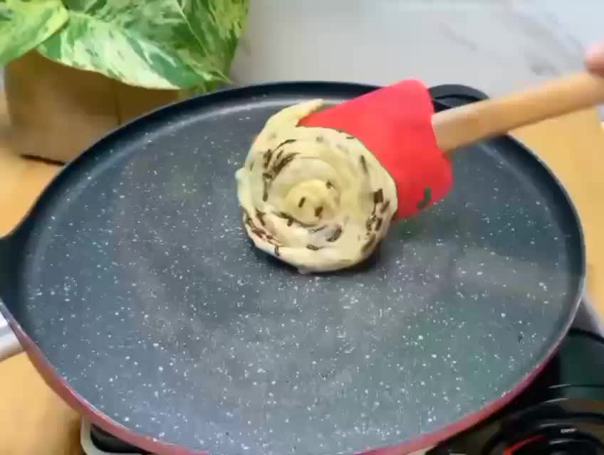 Roti Maryam Coklat Mini 10 Pcs - Roti Canai Paratha India dengan Rasa Coklat Tiap Hari - Frozen, Cokelat