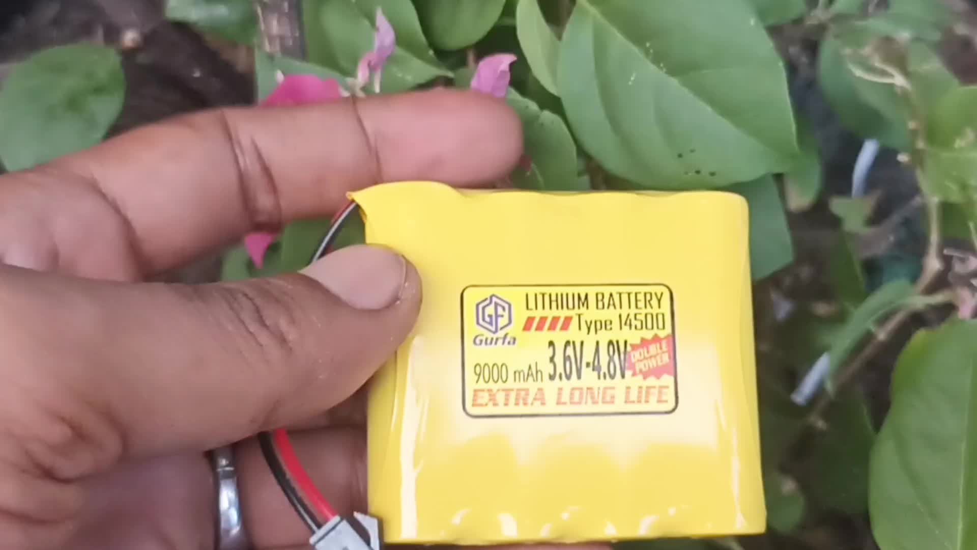 Baterai Mainan Anak RC 4x 14500 9000mAh 3,6V-4,8V SOKET HITAM DIJAMIN MAIN 2 JAM