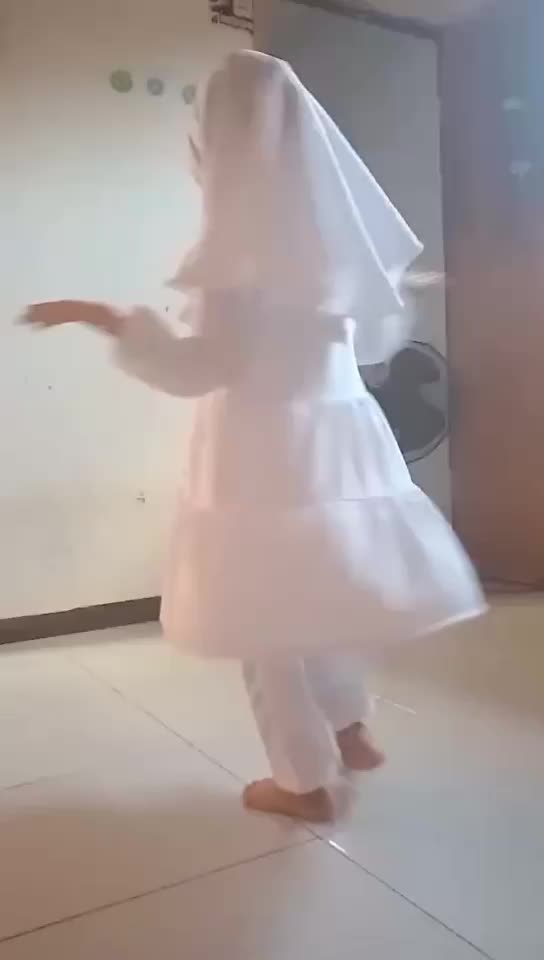 M2 - BAJU GAMIS MANASIK HAJI ANAK PEREMPUAN GAMSIK TERBARU KEKINIAN UDAH BONUS HIJAB FULL SET Dress Tunik Muslim