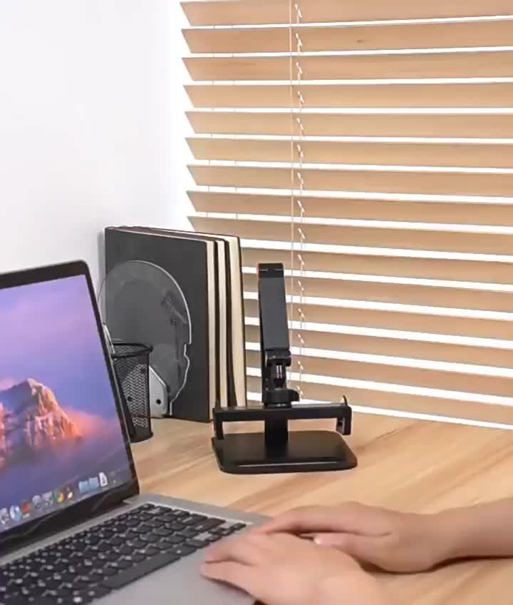 Portable Monitor Tablet Holder Metal Stand Adjustable Bracket Universal Expandable Display Base MagSafe