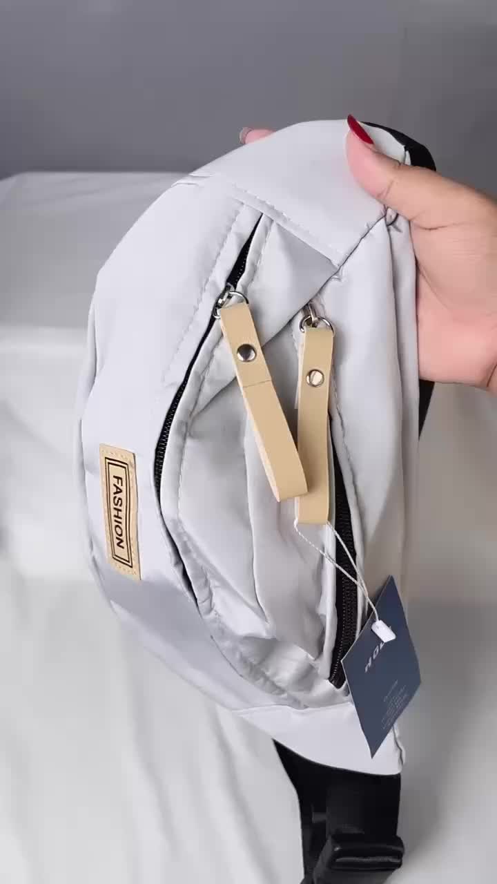 HOLO Tas Selempang Pria Dan Wanita Keren Import Tas Dada Olahraga Kanvas Waistbag Besar Waterproof