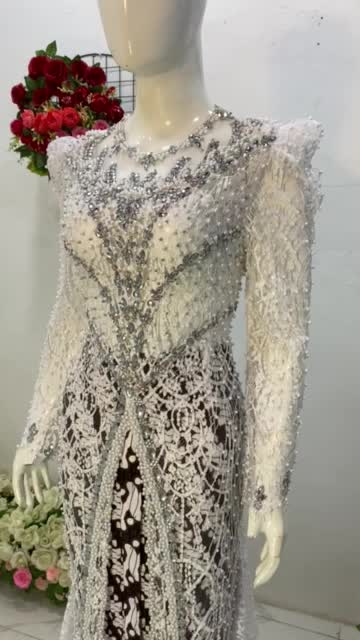 KEBAYA AKAD EKOR PREMIUM MEWAH