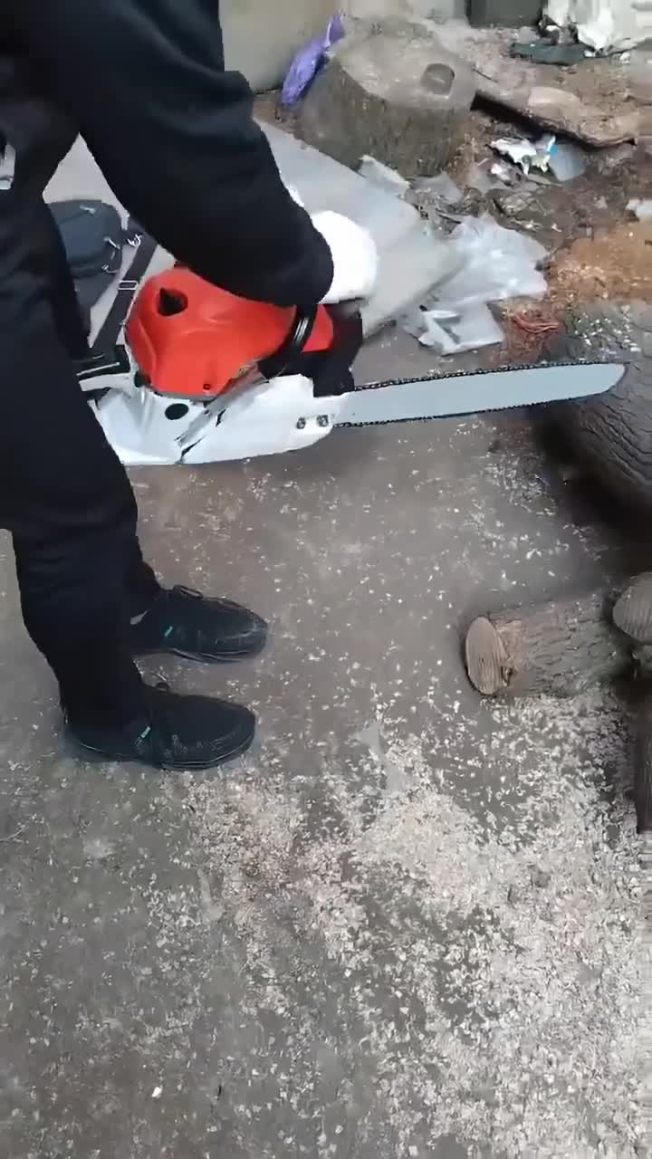 REAIM Mesin Potong Kayu 52CC 20inch Chainsaw | Untuk Gergaji Mesin Alat Outdoor Mesi Alat Gergaji Kayu/Pohon/Beton Ringan (Daya Tinggi & Double Chain System, Cocok Perkebunan/Konstruksi/Hobi Pertukangan)