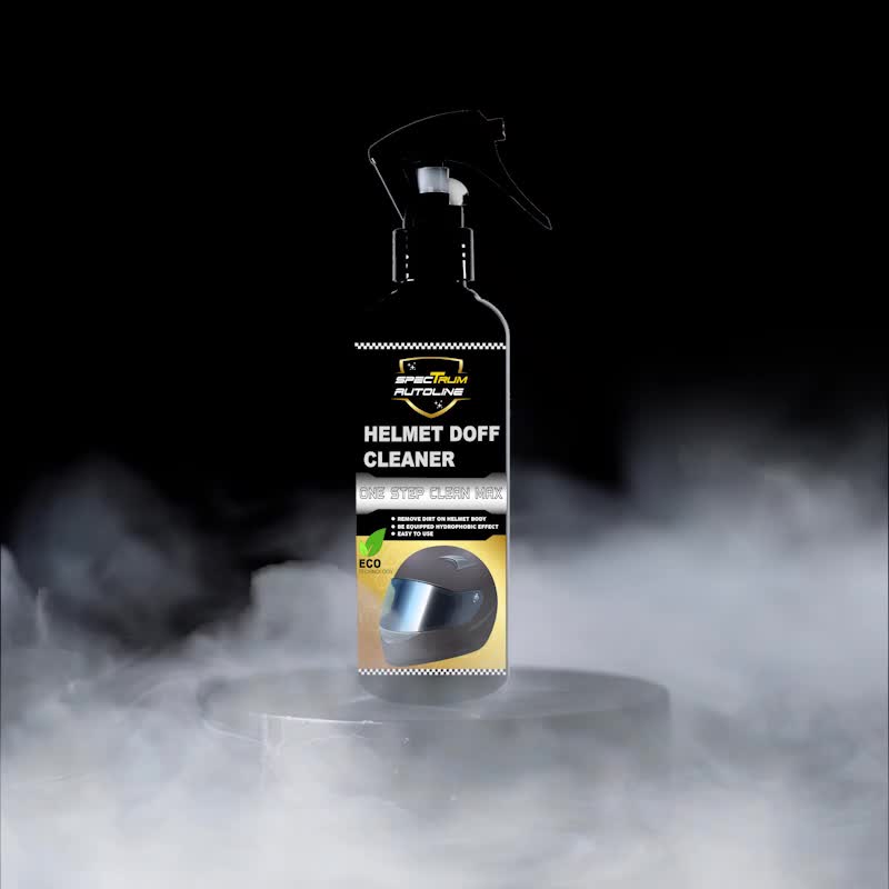 PEMBERSIH HELM DOFF HELM CLEANER EFEK DAUN TALAS