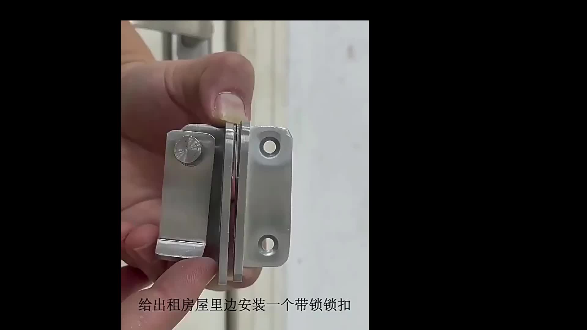 Grendel Pintu Sliding Geser Mini Stainless Slot Kunci Pintu Dorong Grendel Soligen Free Sekrup