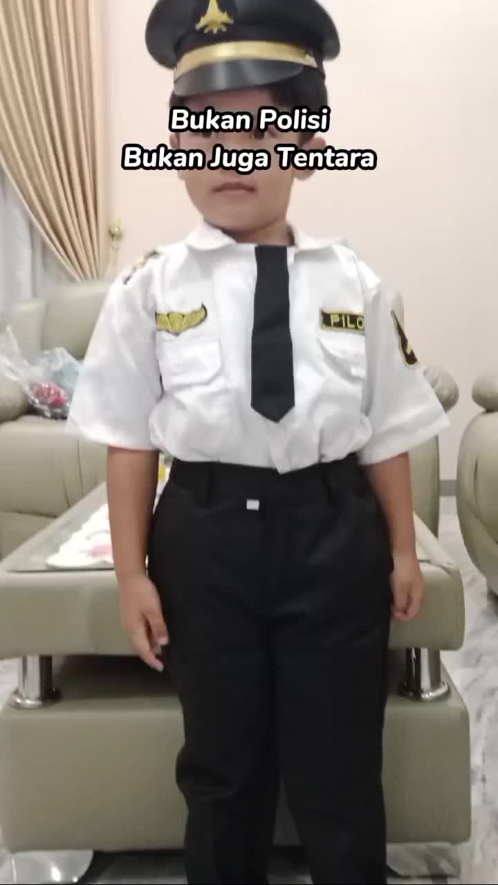 Seragam Anak Pilot Laki-laki / Perempuan untuk Berprofesi - Kids, Costume Aksesoris Kostum Fashion