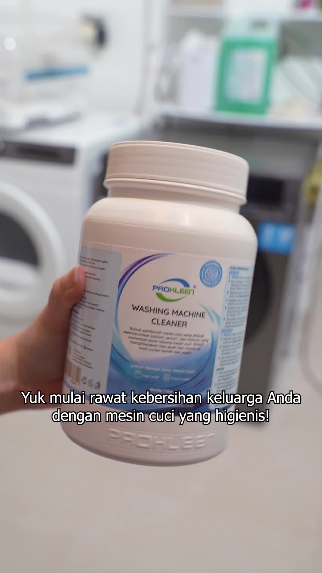 Pembersih Mesin Cuci Washing Machine Cleaner Premium PROKLEEN 1Kg