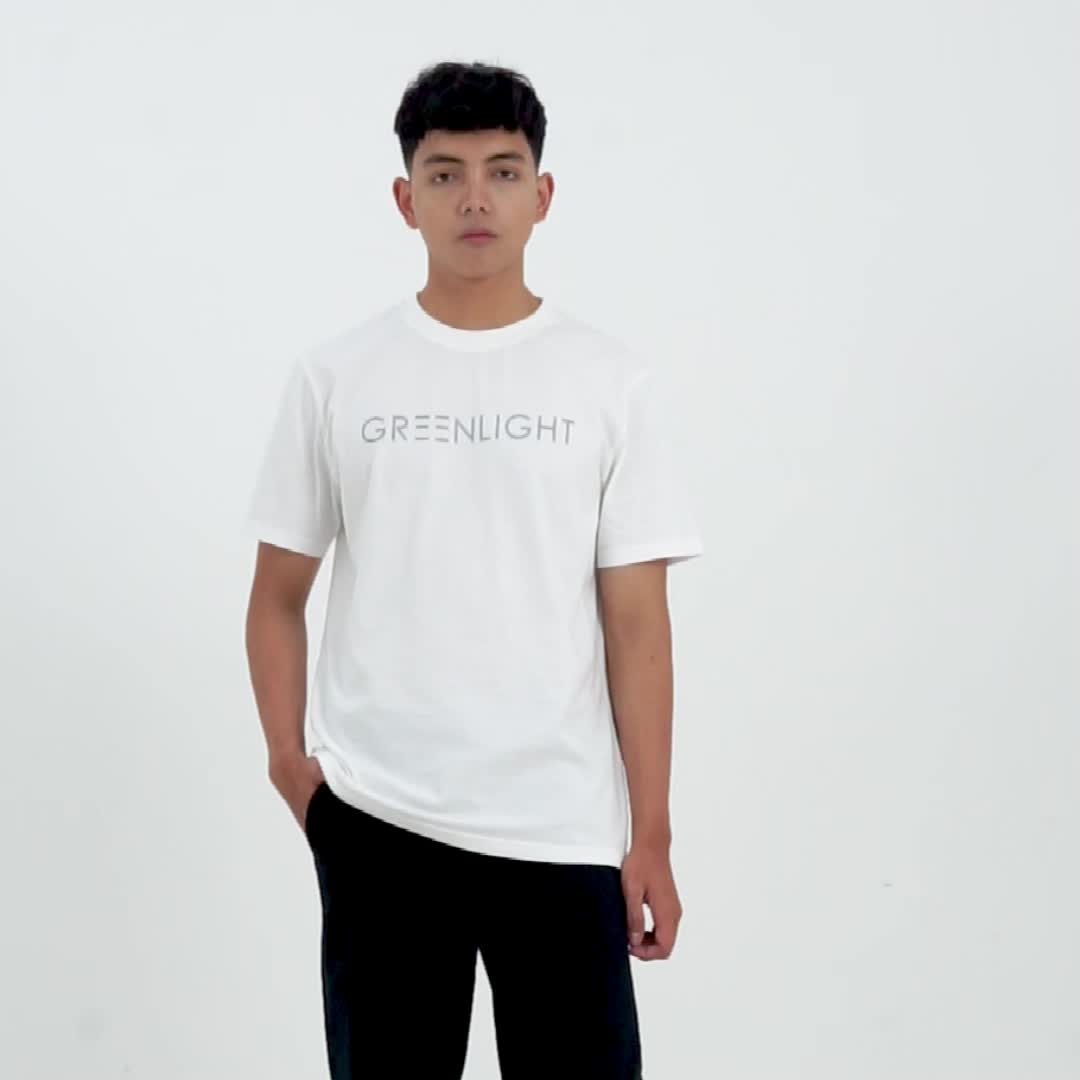 Greenlight Kaos Pria Lengan Pendek Katun Script Logo OL-C260723