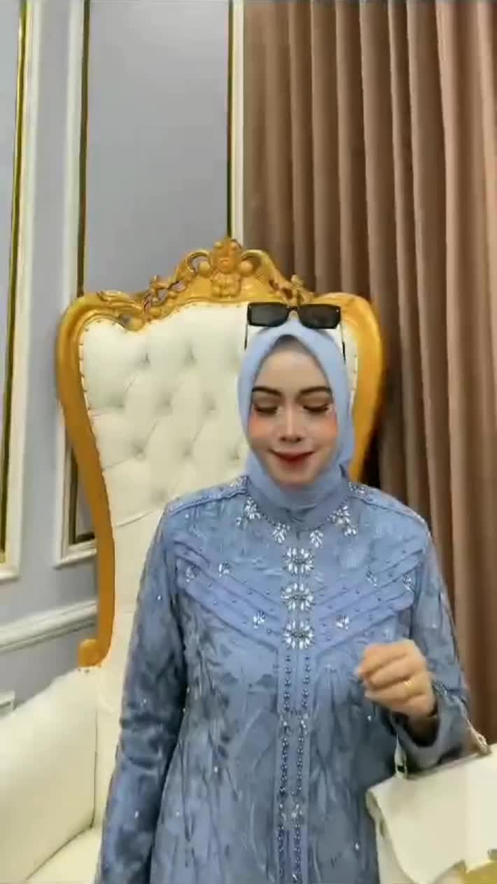 Zallia Maxi Gamis Brukat Mewah Ceruty Babydoll Full Furing Mix Payet Mutiara Plus Outer Terpisah Terbaru 2025 Viral Dress Brokat Modern Wanita Jumbo Longdress Remaja Kekinian