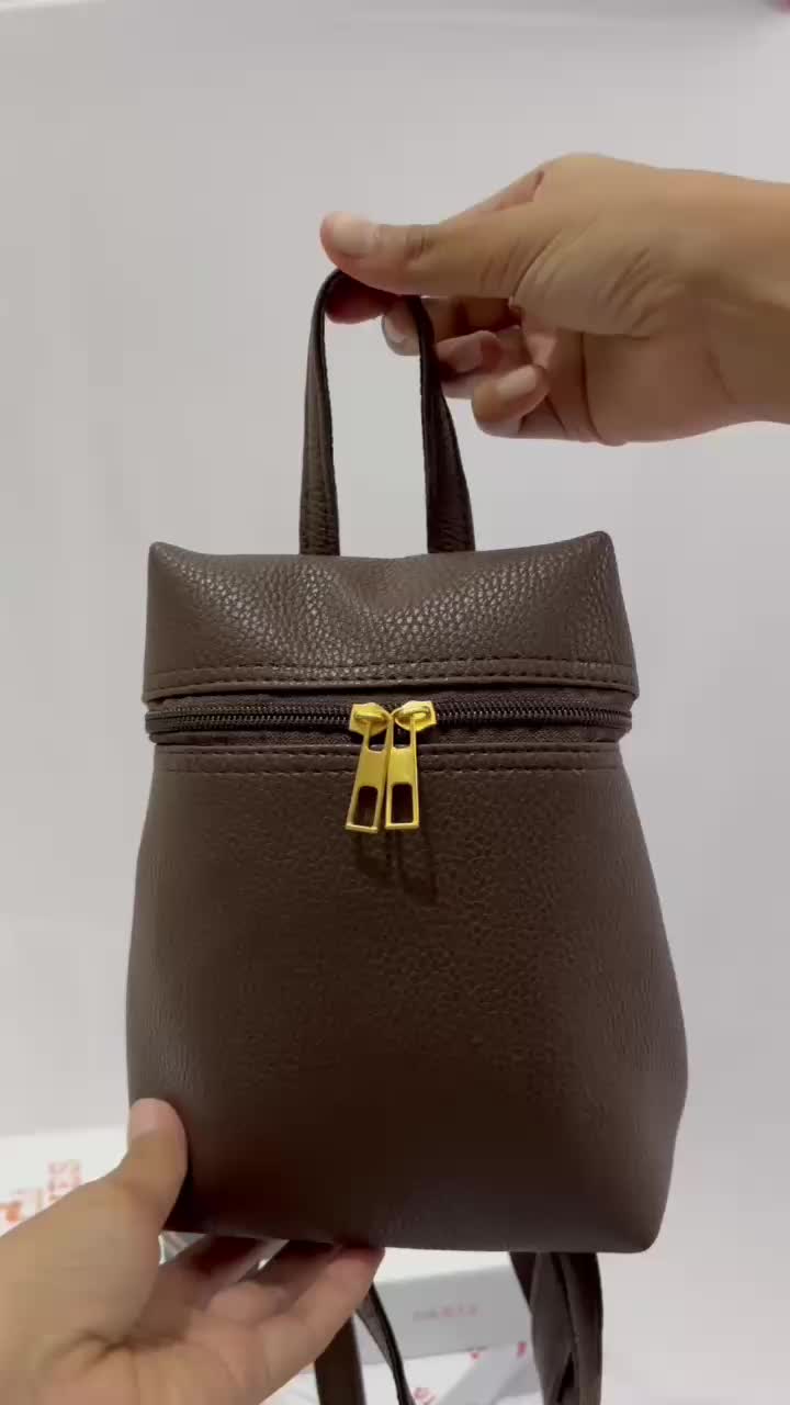Tas Ransel Wanita Mini - Cendy Mini  Backpack - Tas Wanita Ransel Kulit Jeruk