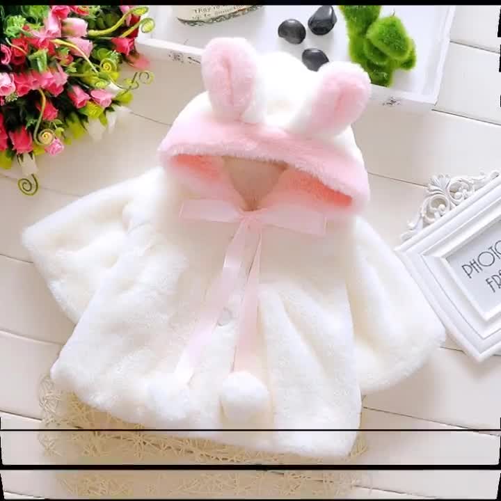 Jaket Bulu Tebal Bayi Super Hangat untuk Usia 0-2 Tahun Lengan Panjang