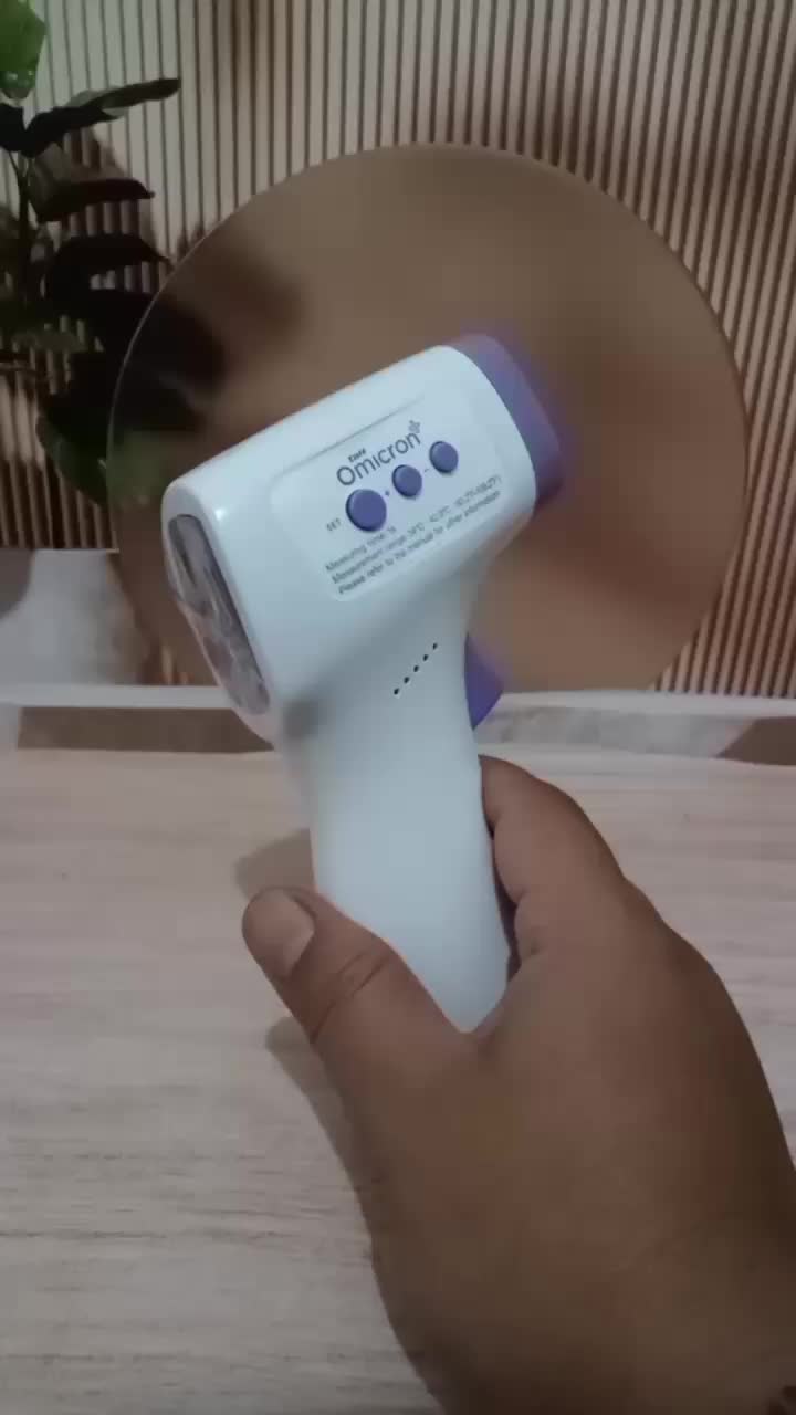 Thermogun TaffOmicron AD801 – Termometer Tembak Anak & Dewasa, Akurat & Tanpa Sentuh