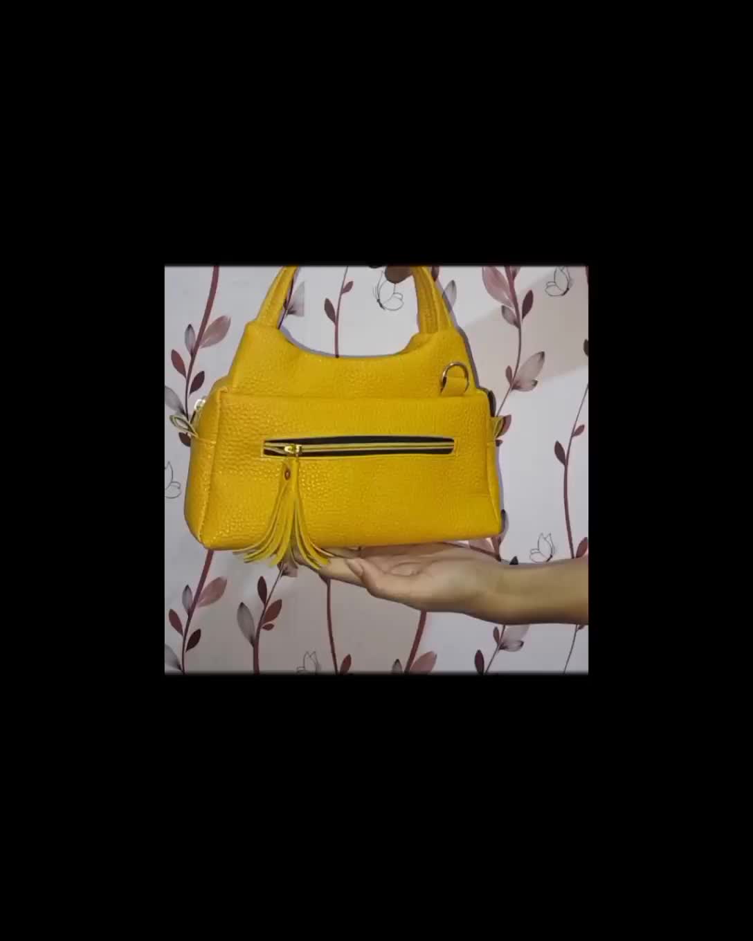 Ameena bag, Tas Selempang Wanita Papirut 2 in 1 ( Bisa Handbag dan Slingbag )