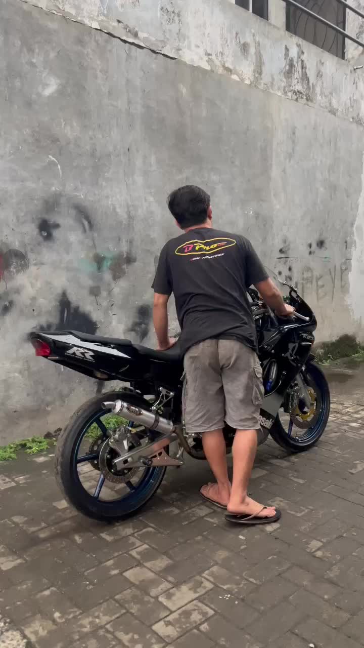 Knalpot Ninja R RR SS Chamber Black Couting Type Kobra Medium Slincer Almanium Logo Stanlis Original Winspeed Performace