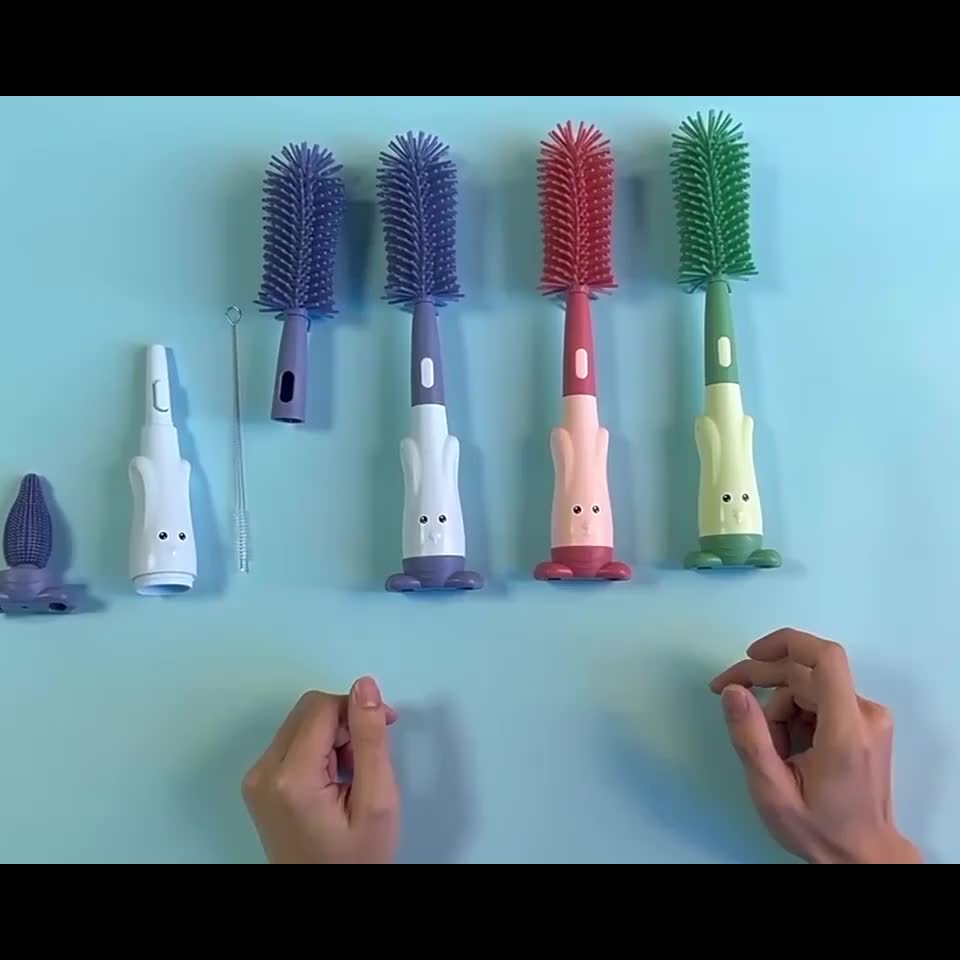 [COD] SK C995 Sikat Botol Bayi 3IN1 Bottle Brush Bpa Free Multifungsi