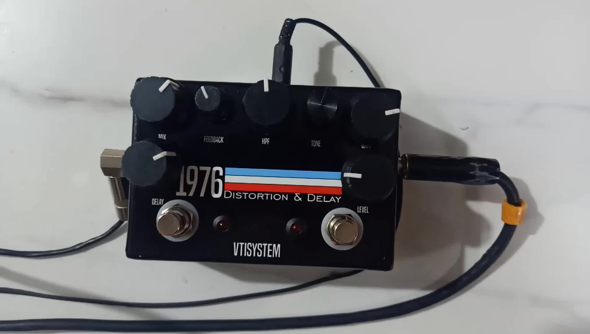 efek distorsi delay double 2 in 1 vtisystem