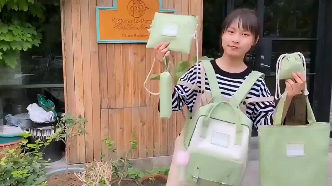 [PROMO] TAS RANSEL WANITA SERBAGUNA RANSEL 5 IN 1 PAKET HEMAT TERMURAH KUALITAS PREMIUM KOREA STYLE
