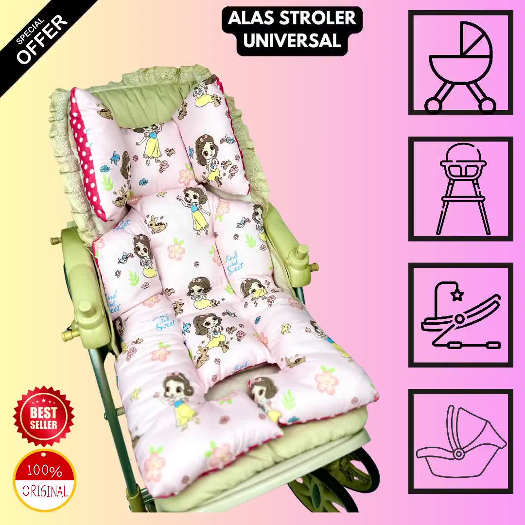 ALAS STROLER DUDUK BABY UNIVERSAL Bayi Chair Empuk Kursi