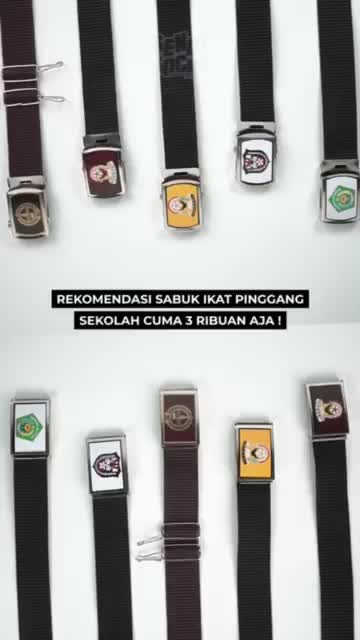 Ikat Pinggang Sekolah Gasper Sabuk SD MI SMP SMA Pramuka