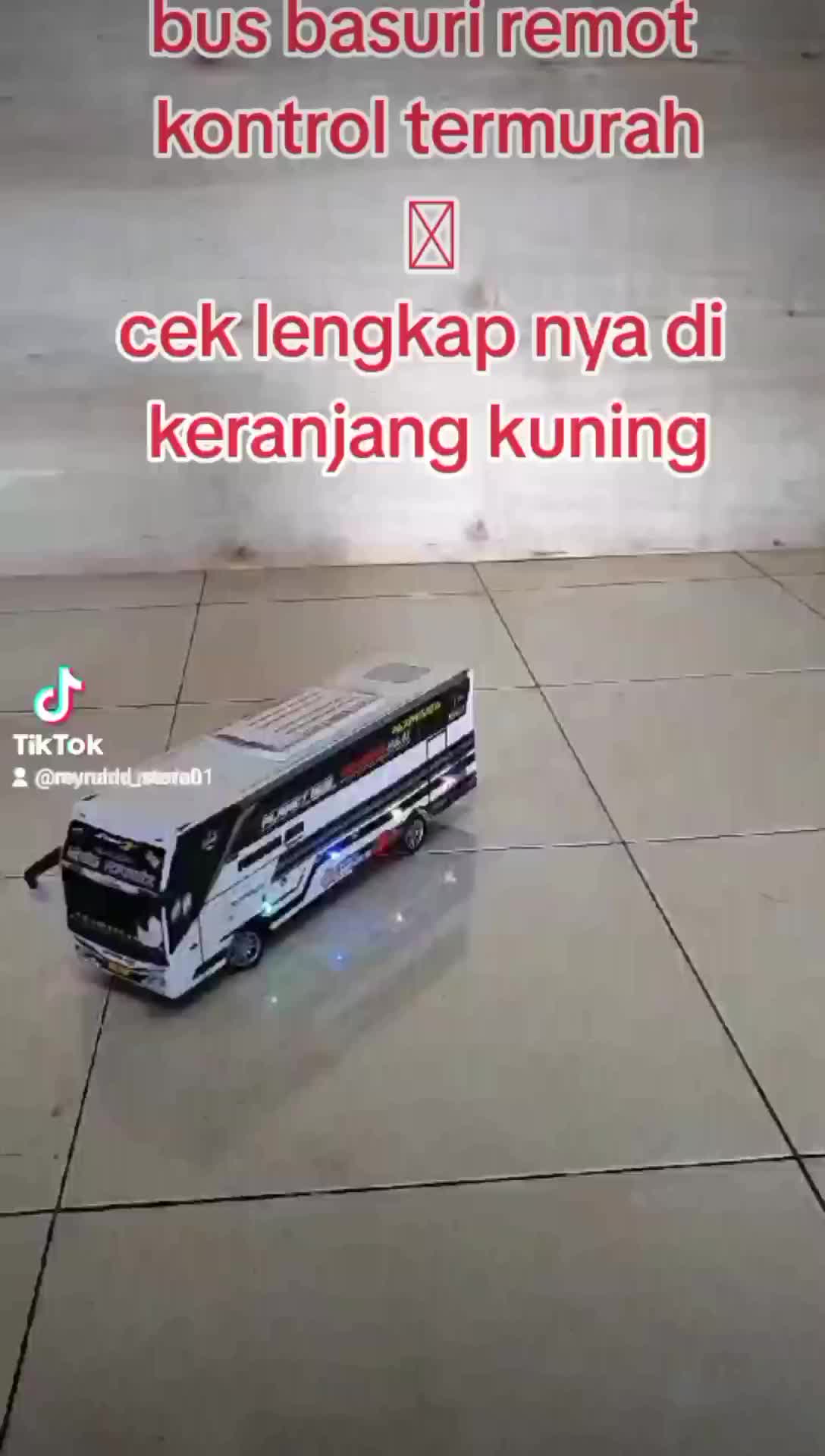 Mobil Mainan Miniatur bus telolet basuri Remot control