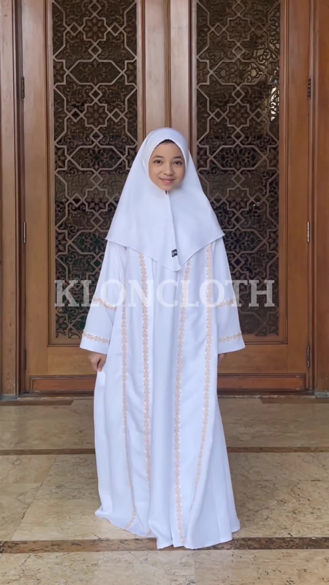 Gamis Abaya Anak Perempuan Renda 4Tahun Hingga 14Tahun Model Terbaru 2025 2026 Muslim