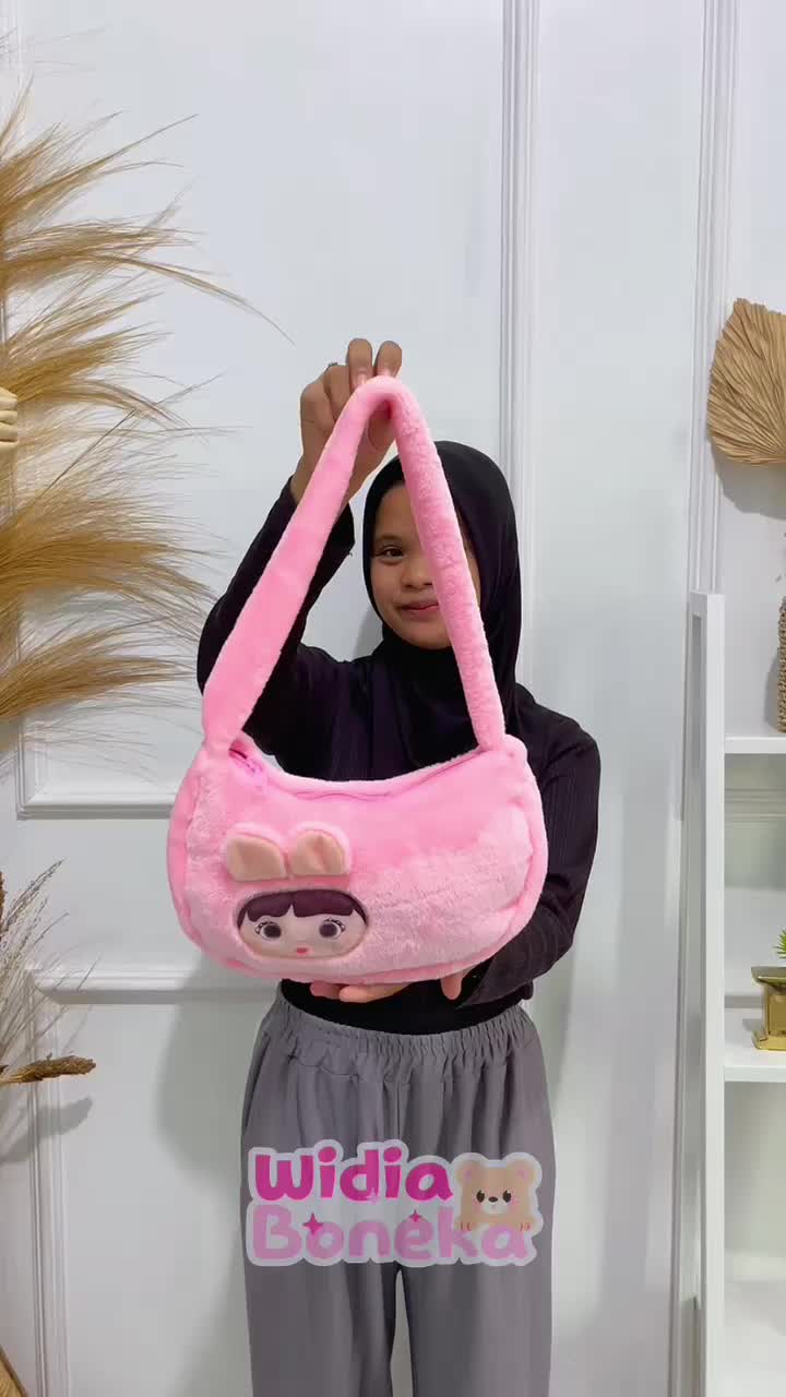 Tas Sling Bag Boneka Labubu / Naomi Untuk Anak-Anak atau Dewasa Lucu Lembut