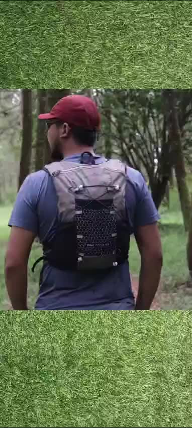 Hydropack Tas Sepeda Leafhopper Serie Enliven 8 Foldable untuk Lari dan Bersepeda Bahan Nylon Coated & Mesh Dilengkapi Pouch Gratis dan Kantong Elastis Depan