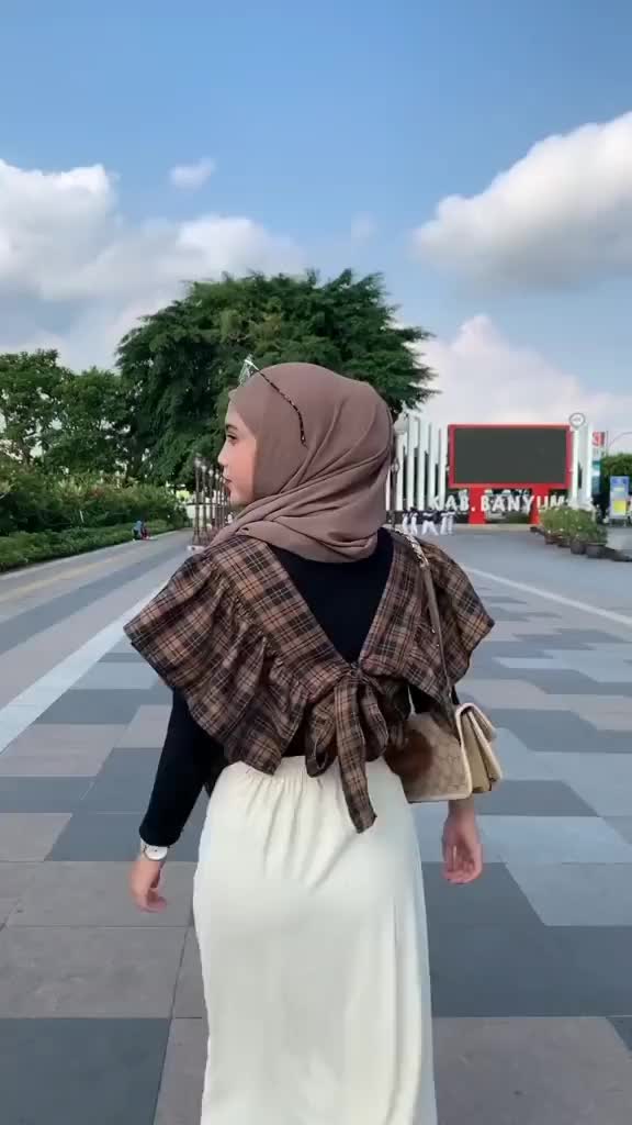 New Rompi Vest Korean tartan