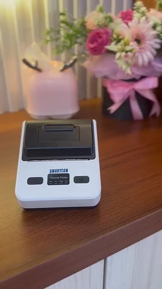 SMARTCOM SM802 Printer Thermal Bluetooth USB 80mm DUAL MODE (GAP dan CONT) Printer Label Resi PPOB