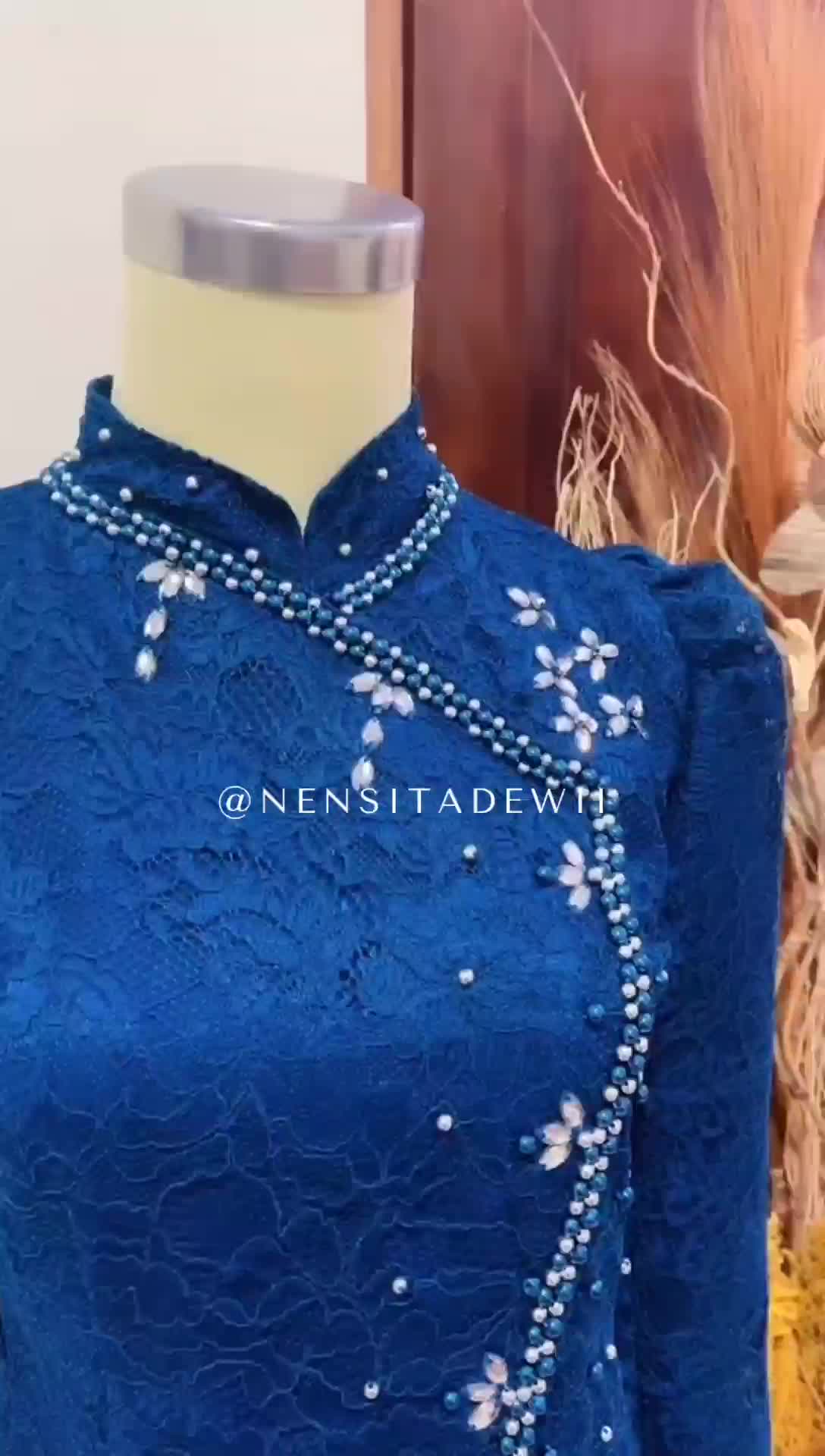 [F6] Kebaya Janggan Furing Puffy, Liora - Kebaya Wisuda / Kebaya Lamaran / Kebaya Modern