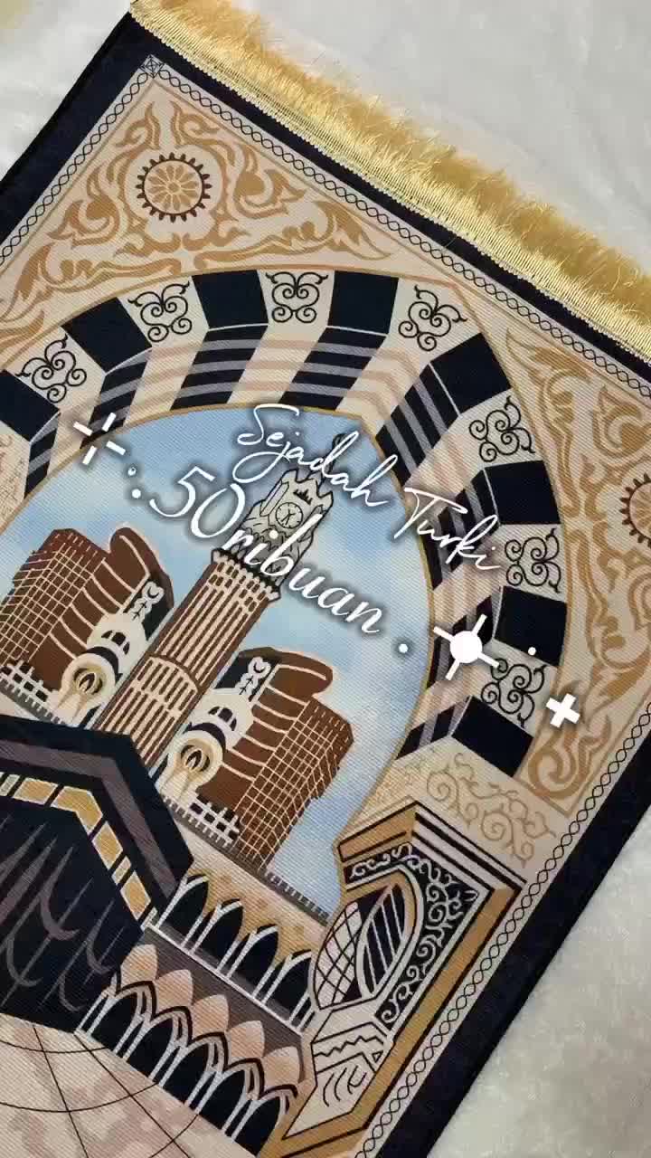YBOS -Sajadah Muslim Sajadah Turki Sajadah Tebal Sajadah Halus Lembut 70x110 cm