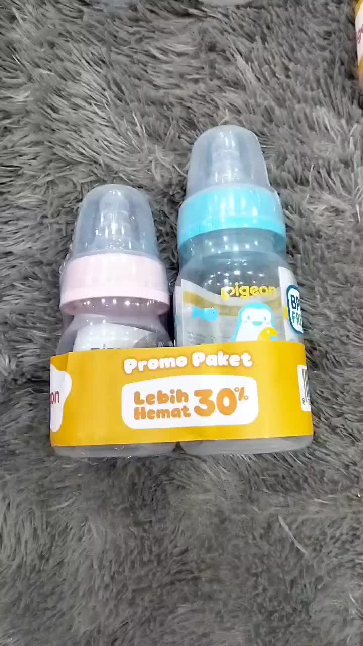 Pigeon Botol Susu Uk 240ml Free 120ml , 120ml Free 50ml . Botol New Born Bayi Bottle Minum