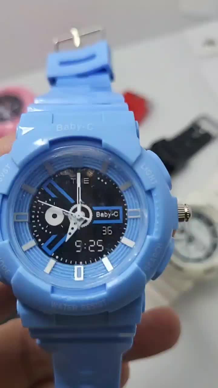 Jam Tangan Baby Fashion Anak Cewek Cowok Analog Real Pict