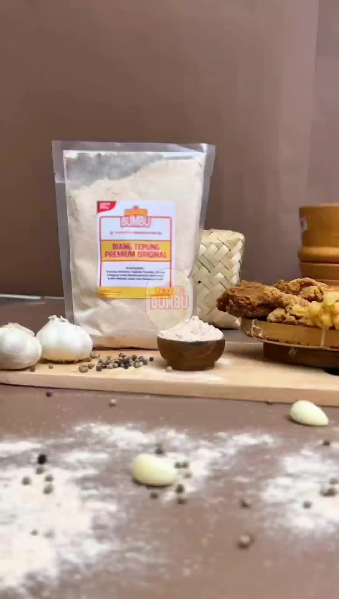 [ALAKING BUMBU] Biang Tepung ORIGINAL Premium/Tepung Ayam Crispy kentucky Kentang Bahan Masakan Bubuk Asin