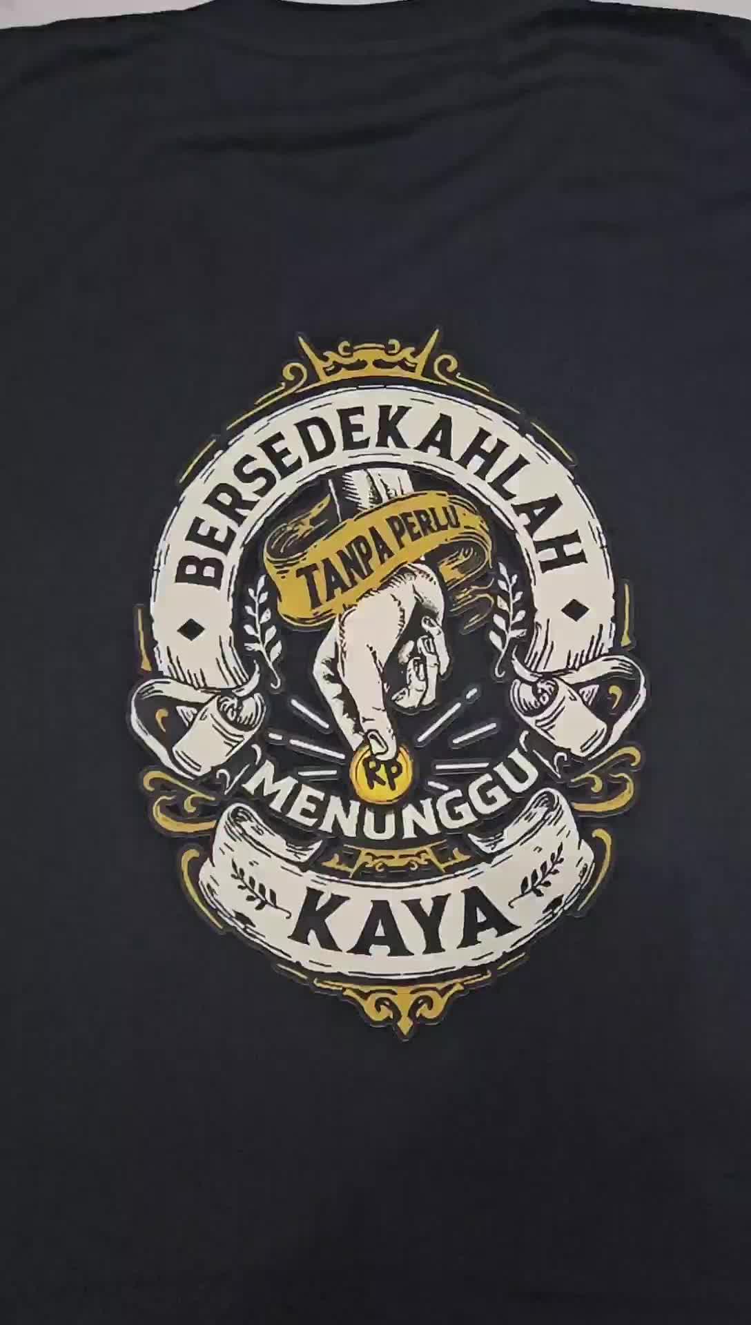 Kaos Atasan oblong pria Lengan pendek \ Kaos oblong Sablon Sedekah / Kaos Oblong/ Baju Kaos Tshirt/ Tshirt pria / Tshirt pria
