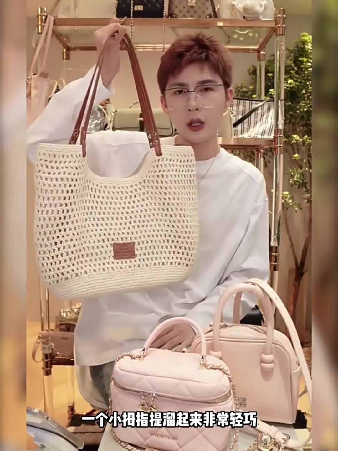 Fashion-INS Sen Department Literary Retro Handwoven Bag Casual Cotton Shoulder Bag Tote Bag Totebag