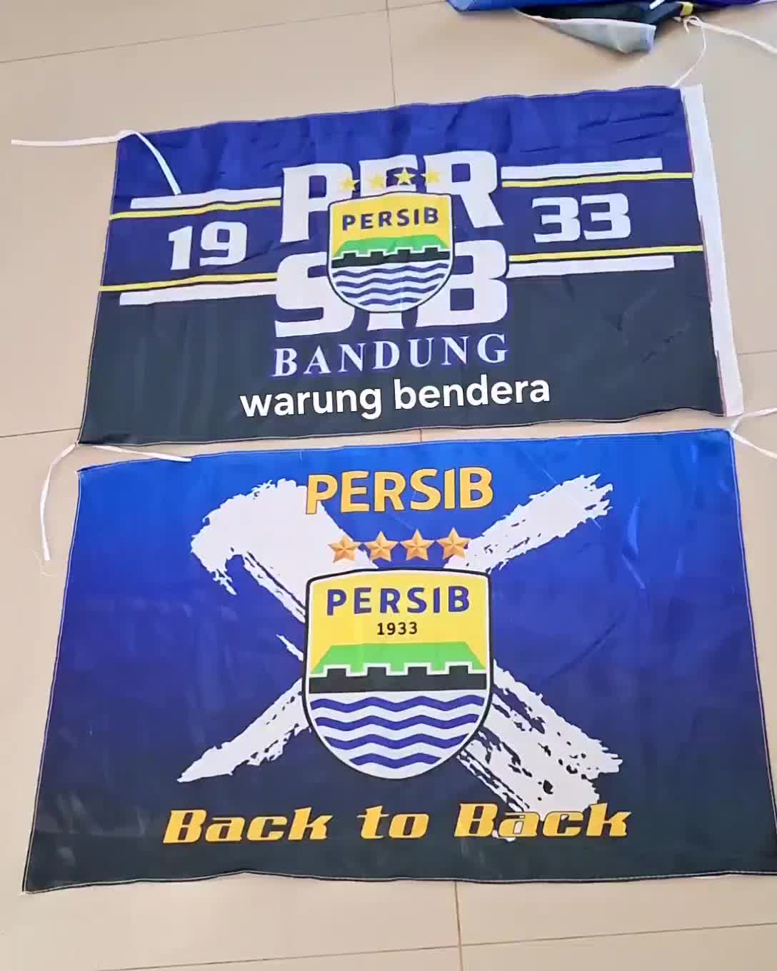 Bendera persib aneka gambar/bendera persib gambar terbaru 75cm×50cm