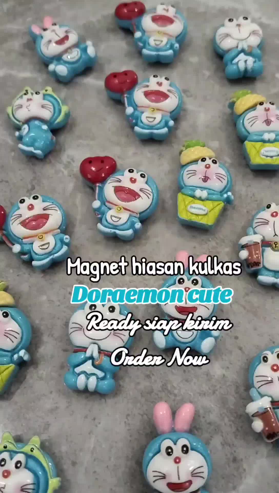 Magnet hiasan  kulkas karakter Doraemon cute souvenir aksesoris hadiah unik dekorasi tempelan kulkas Buah tangan