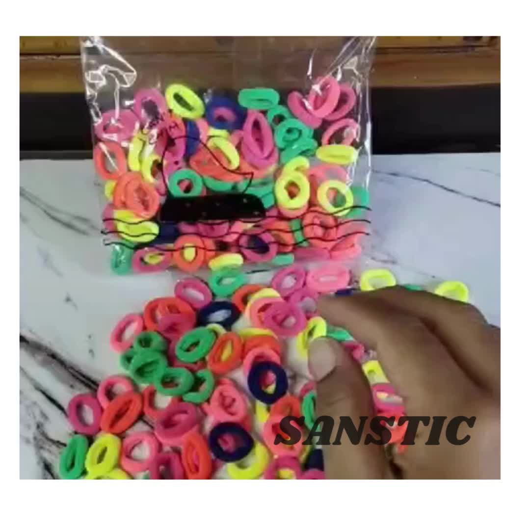 KUCIRAN DONAT KECIL ANAK ISI 100 / IKAT RAMBUT ANAK PEREMPUAN Karet Fashion