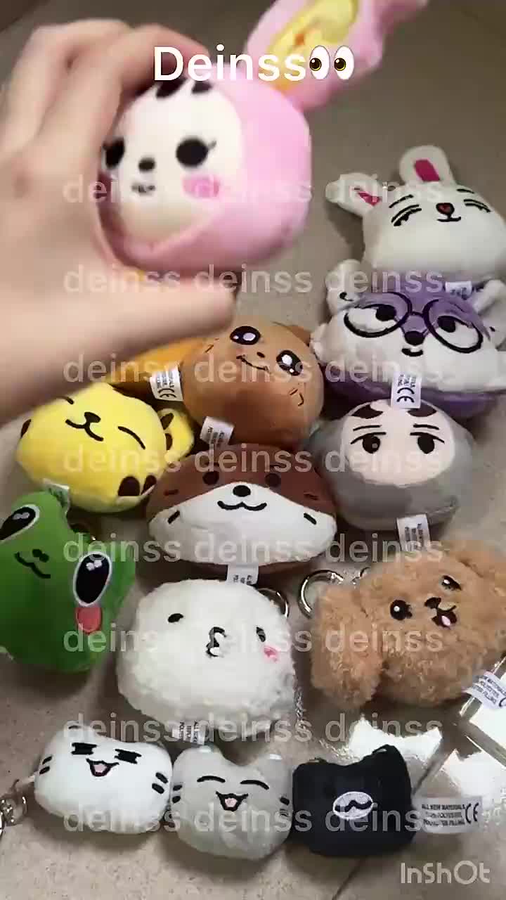 RK Miniteen Seventeen Plushie Keychain Head Miniteen Bag Charm Seventeen plush Baju