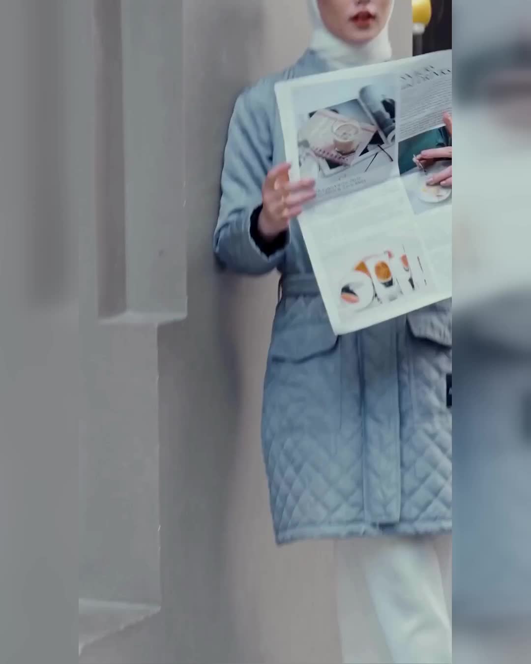 Jaket Jacket Wanita Cewek Panjang Hijacket Muslimah Hijaber AGZ Teraco