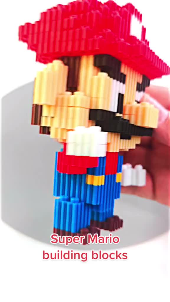 SMY Toystown Nano Blocks Super Mario Mini Figure Mainan Anak Bricks Education Toys Balok Susun Puzzle 3D DIY Karakter Mario & Little Yoshi Terbuat Dari ABS Aman Ramah Lingkungan Cocok Untuk Semua Usia Hadiah Kreatif