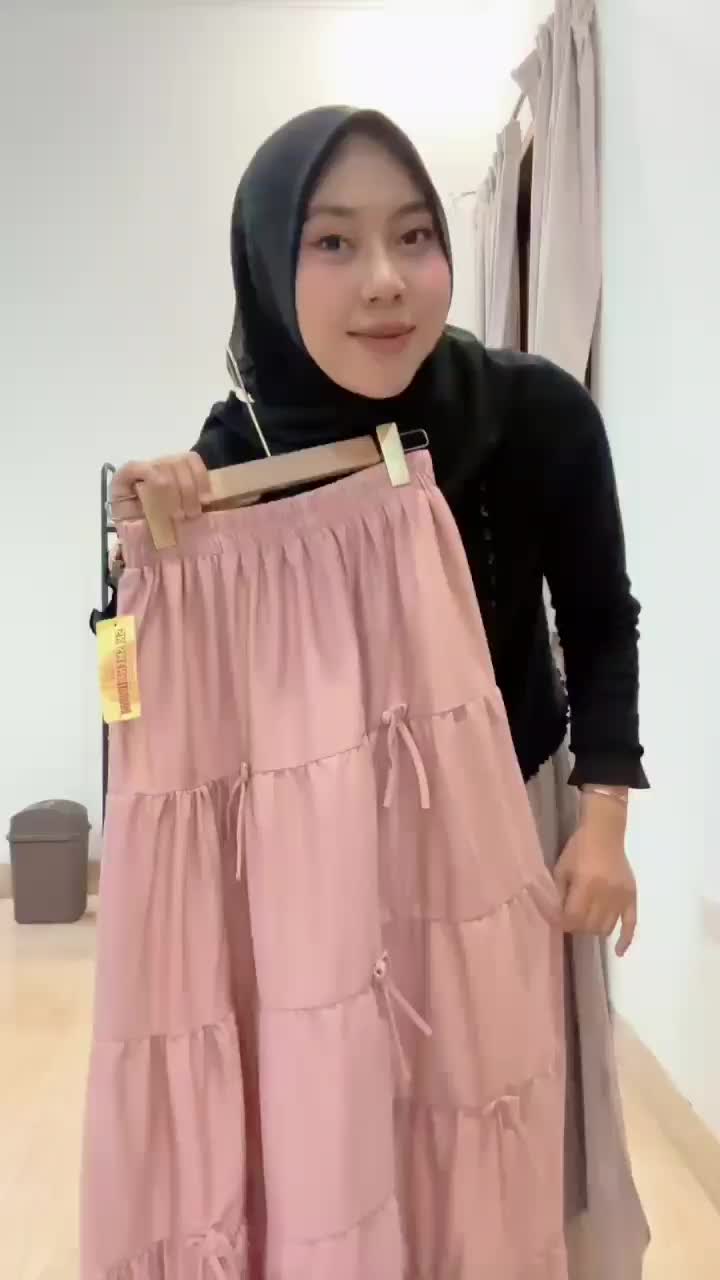 (kode 193) rok Korean Look susun 5  aksen pita new / Rok susun / Rok keran style