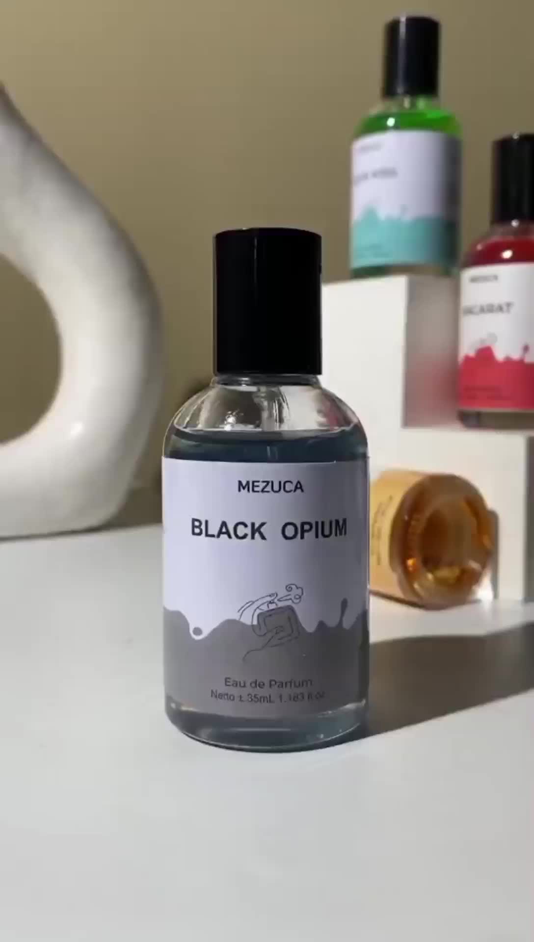 [NEW] 1 PAKET ISI 2 Parfum Mezuca Inspired Series Parfum Bacarat Aqua Kiss Vanilla Black Opium Eau de Parfume 35ml Parfum Unisex Aroma Soft