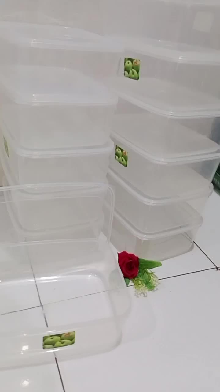12 Pcs Food  Box 3500Ml Tempat  Penyimpanan Makanan Foodgrade Multifac 3500Ml BPAFREE