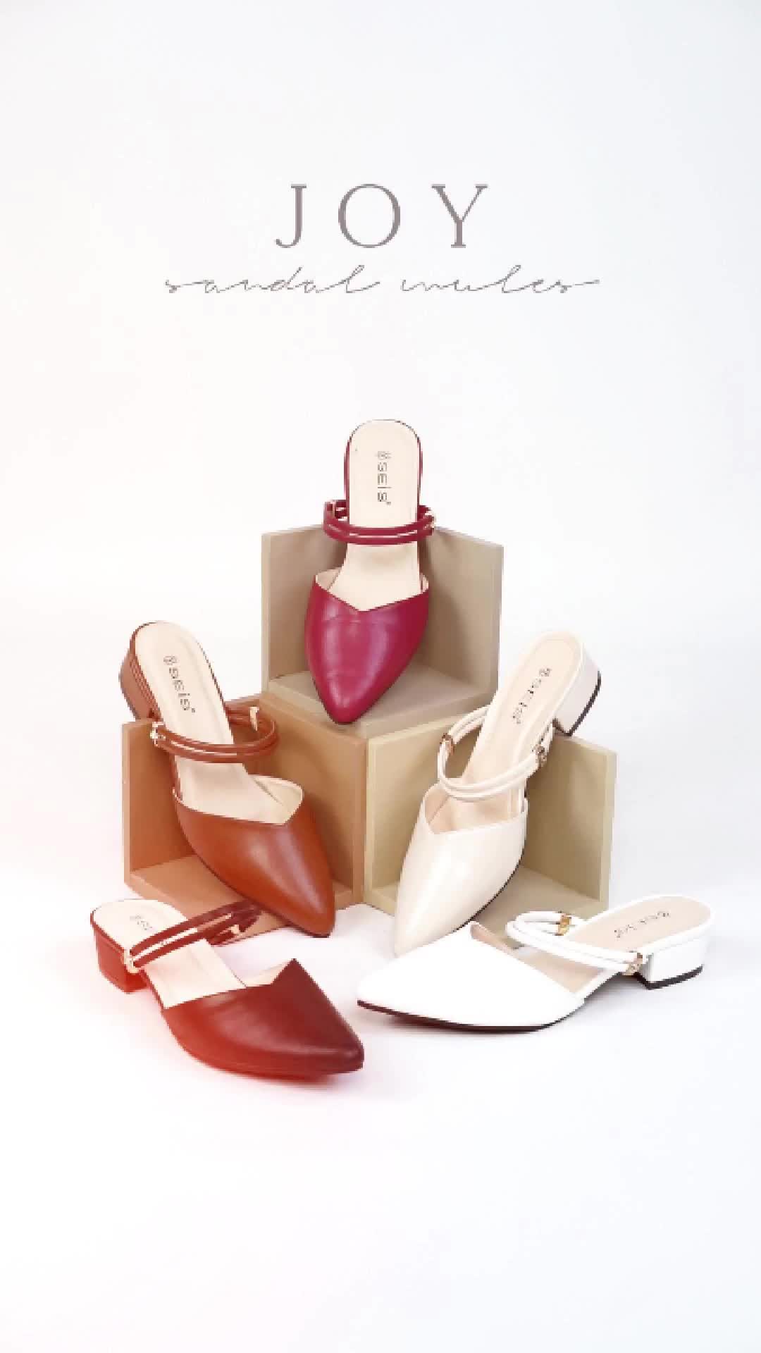 SEIS Joy Mules Wanita Heels 3 cm  Sendal