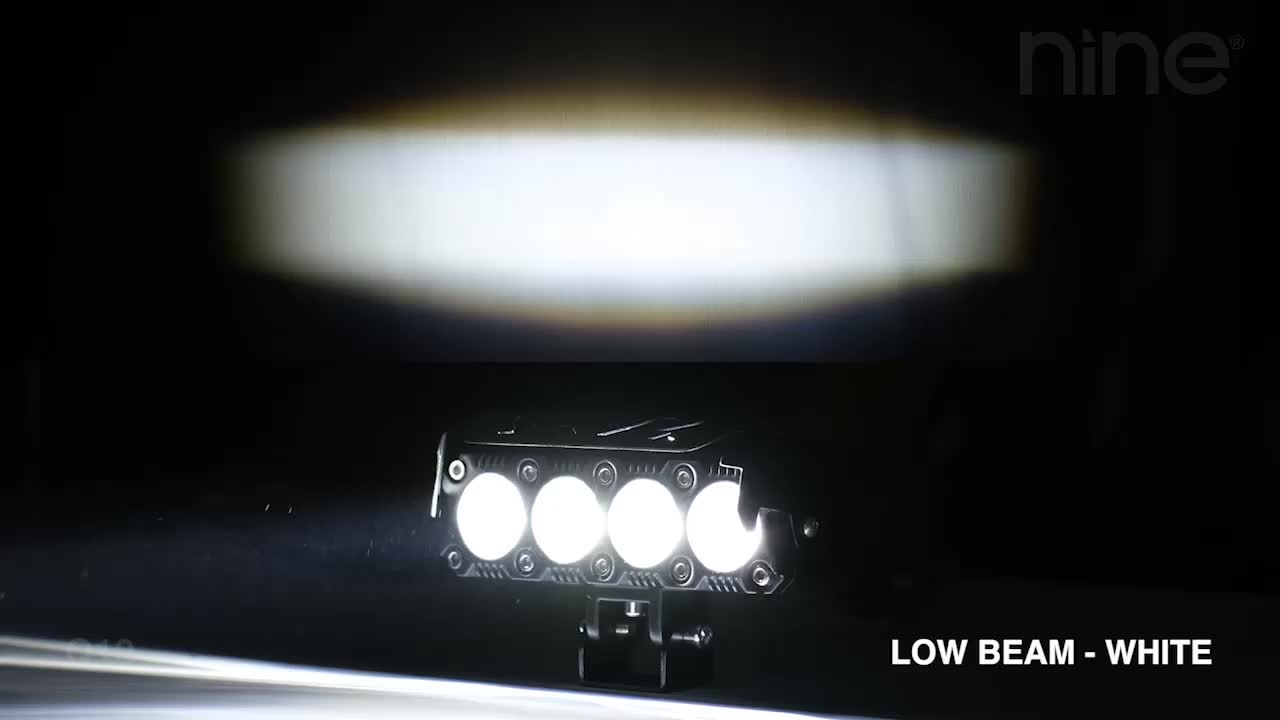 LUMINOSLED Lampu Tembak 4 Mata 50W Super Terang Mini Laser Waterproof Universal Kendaraan Mobil Motor Q10 - NINE AUTOSERIES