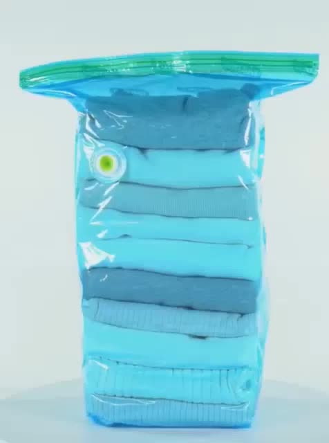 plastik vacum / vacuum bag plastic kantong plastik vakum baju pakaian Bahan PA+PE vacuum travel bag Penyimpanan